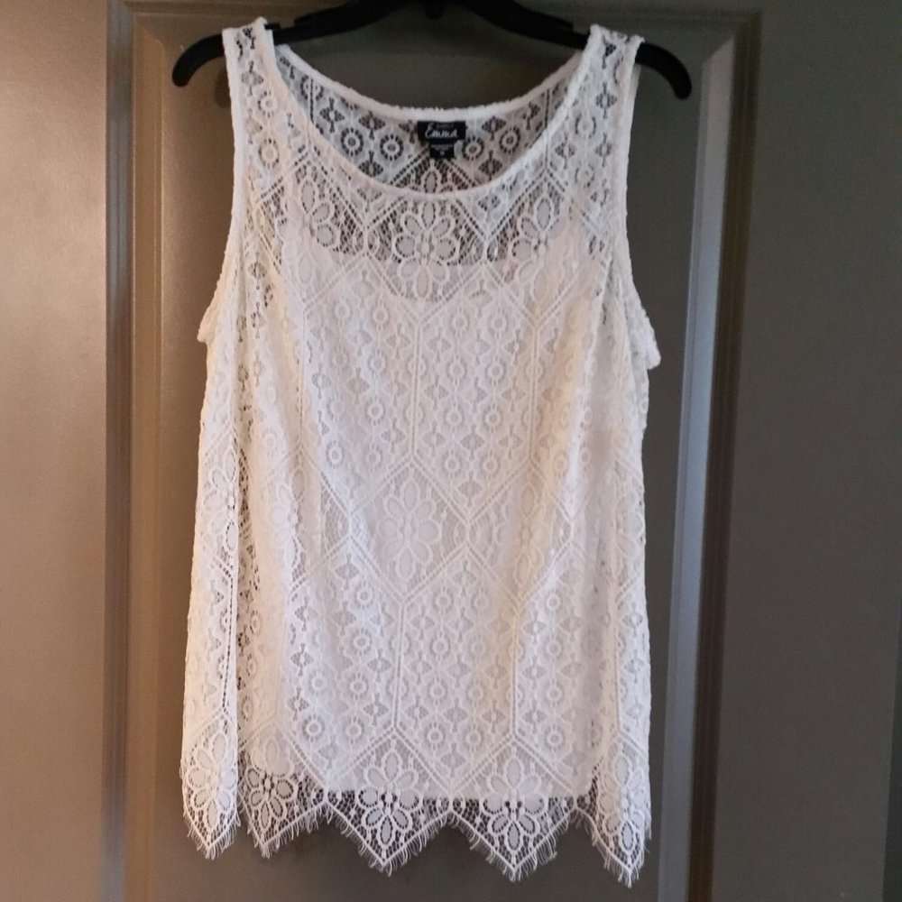 simply Emma Lace Tank szXL